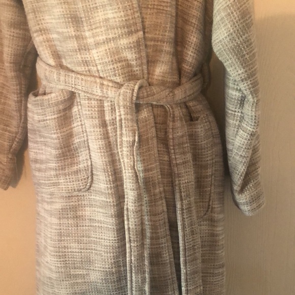 Spa Essentials by sleep sense gray fall robe - Picture 6 of 14